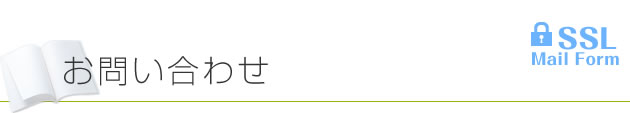 お問い合わせ SSL対応フォーム